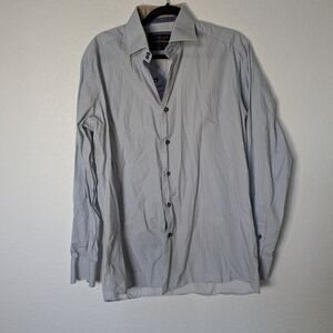 Axxess Men's Patterned Button-Up Shirt